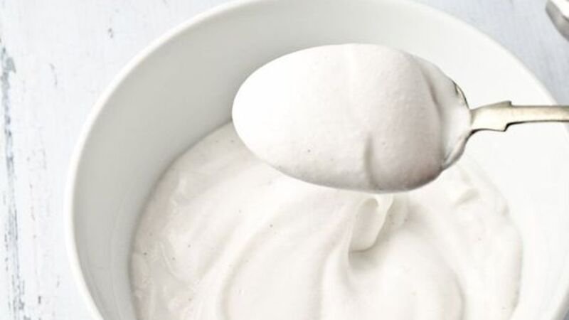 white almond sour cream